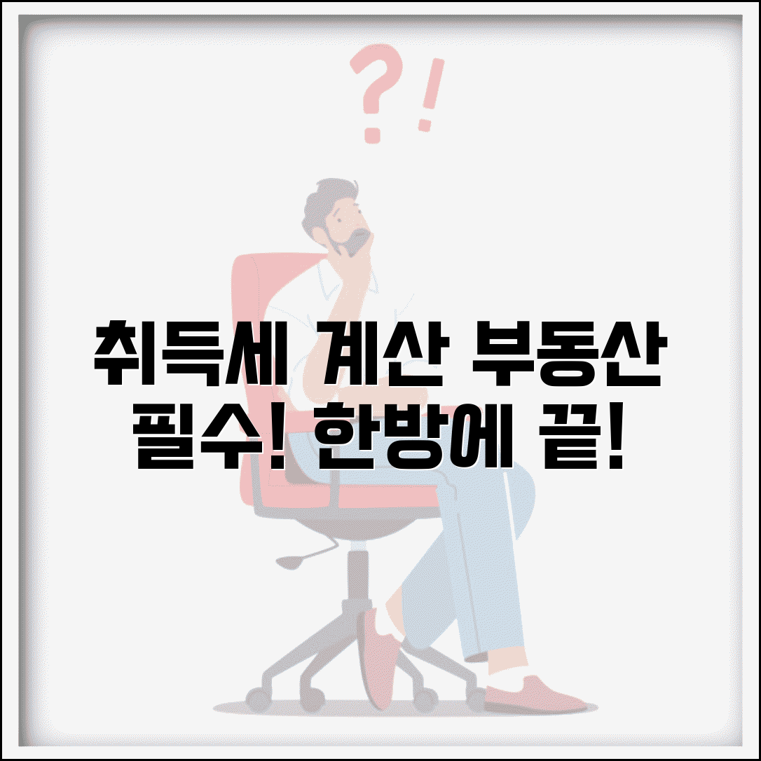 취득세 계산방법 | 부동산 취득세 산정 완벽정리