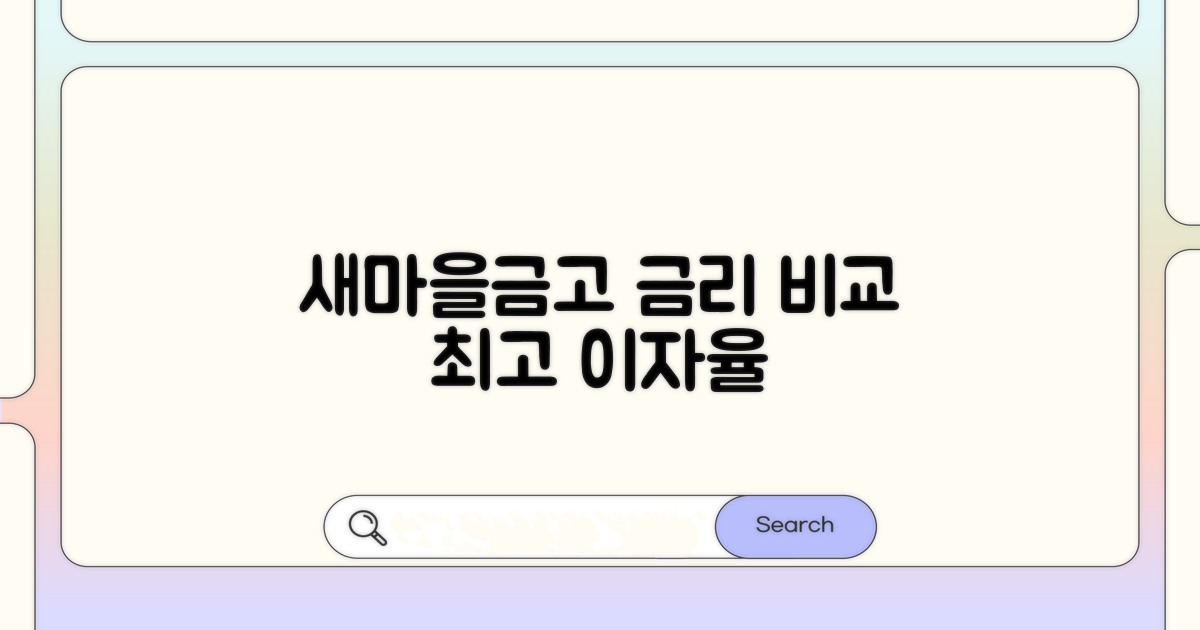 새마을금고 금리, 어디가 유리할까?
