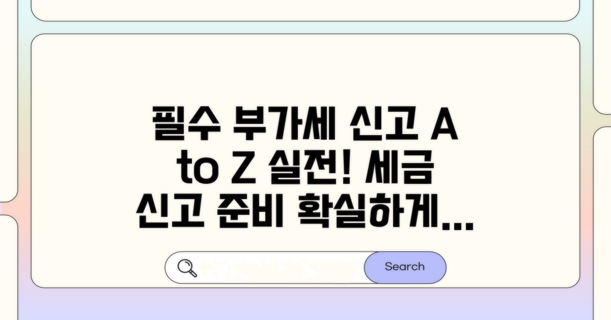 실전! 부가세 신고 준비 및 계산 절차