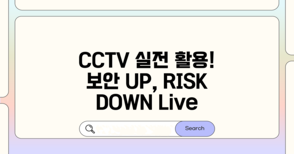 실전 CCTV 화면 활용법