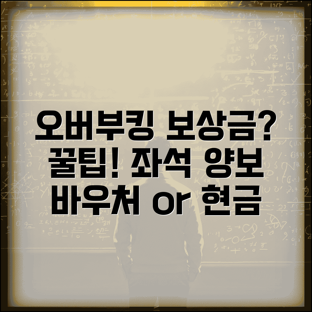 오버부킹 보상금 받는 방법 | 자발적 좌석 양보로 바우처나 현금 보상받는 꿀팁