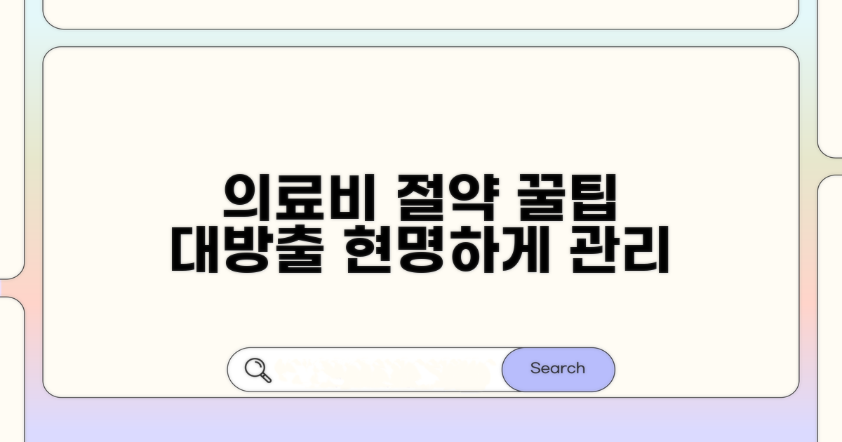 현명한 의료비 관리 꿀팁 모음