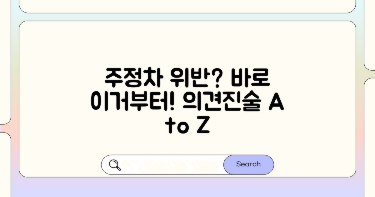 주정차 위반 의견진술, 무엇부터?
