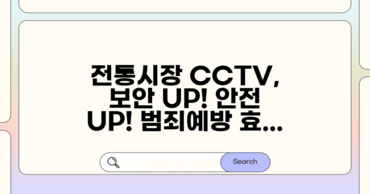 전통시장 CCTV 설치 필요성과 효과