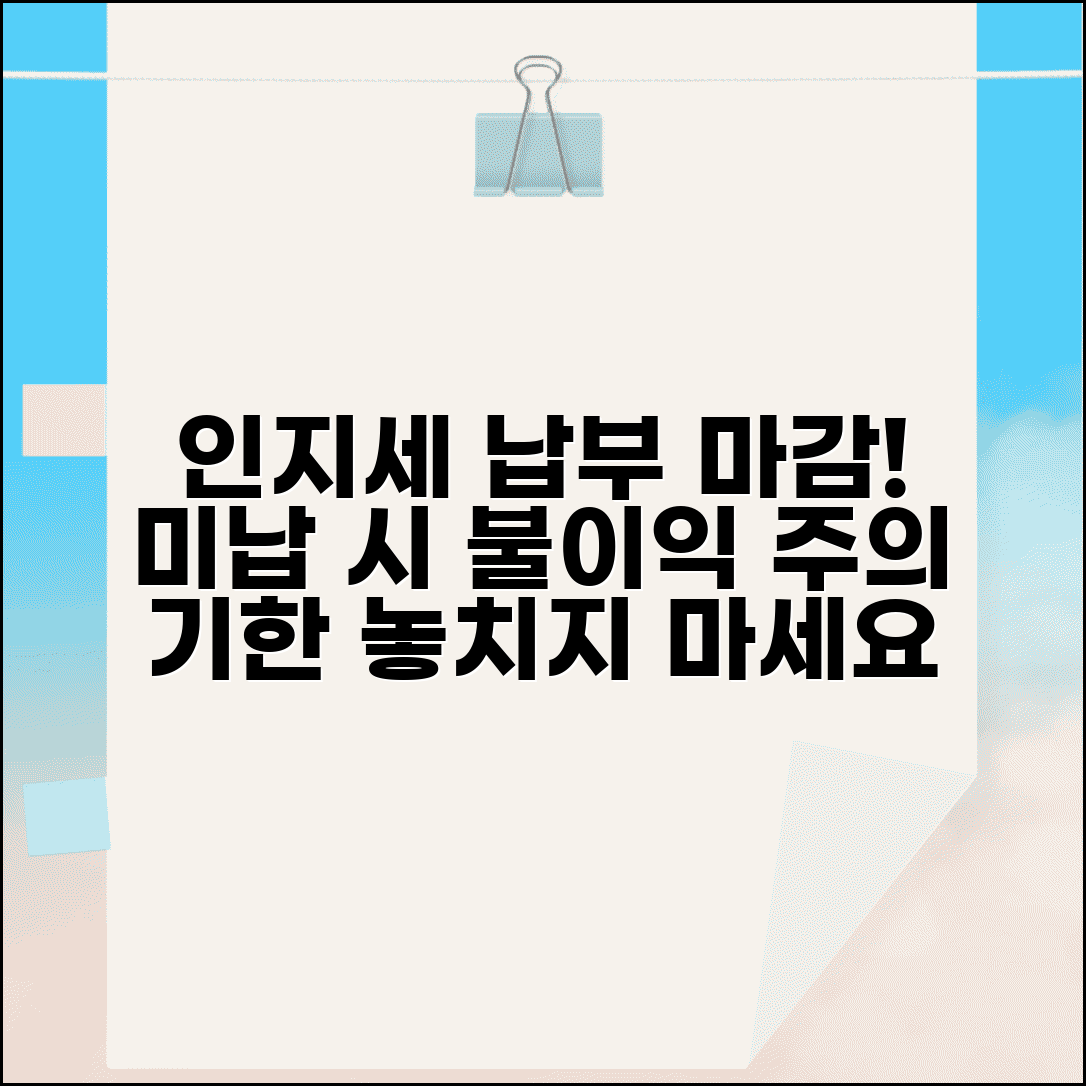 인지세 납부기한 확인 | 인지세 납부 기한과 지연 시 처벌