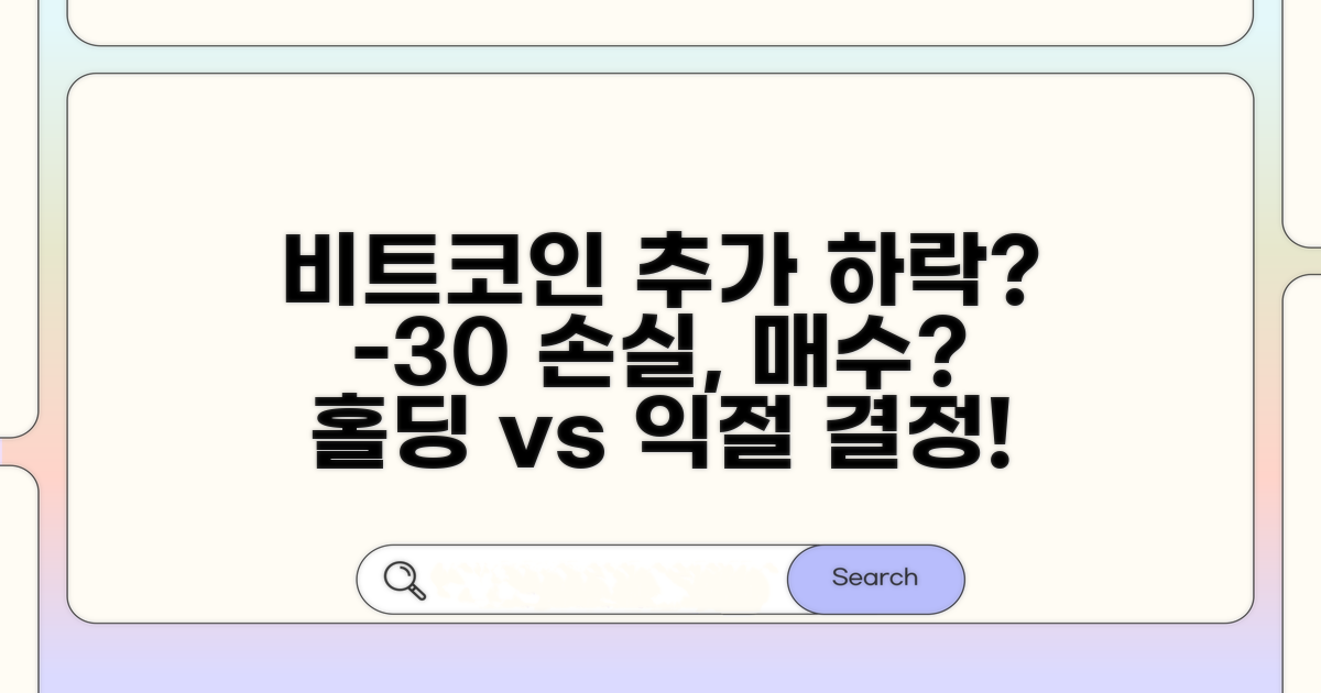 손실 중 비트코인, 더 기다릴까?