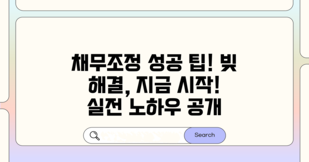 성공적인 채무조정을 위한 실전 팁