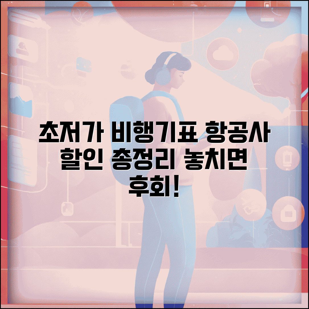 비행기표 싸게 구하는법 항공사 할인 총정리