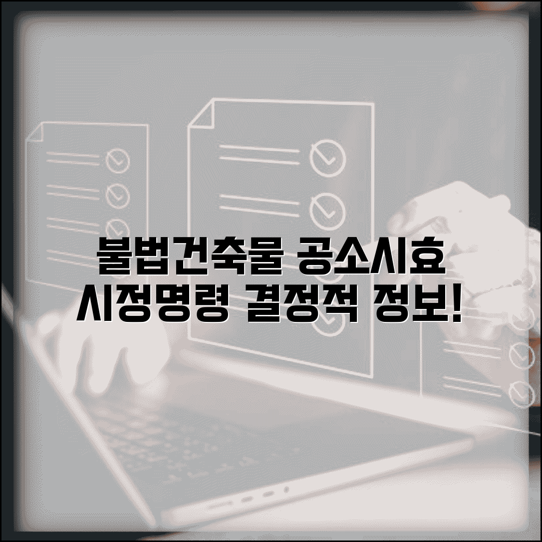 불법건축물 공소시효와 시정명령 이후 적용 여부