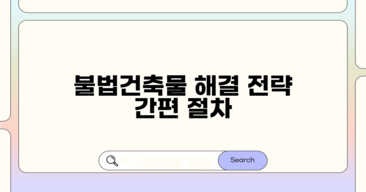 불법건축물 해결 전략과 절차