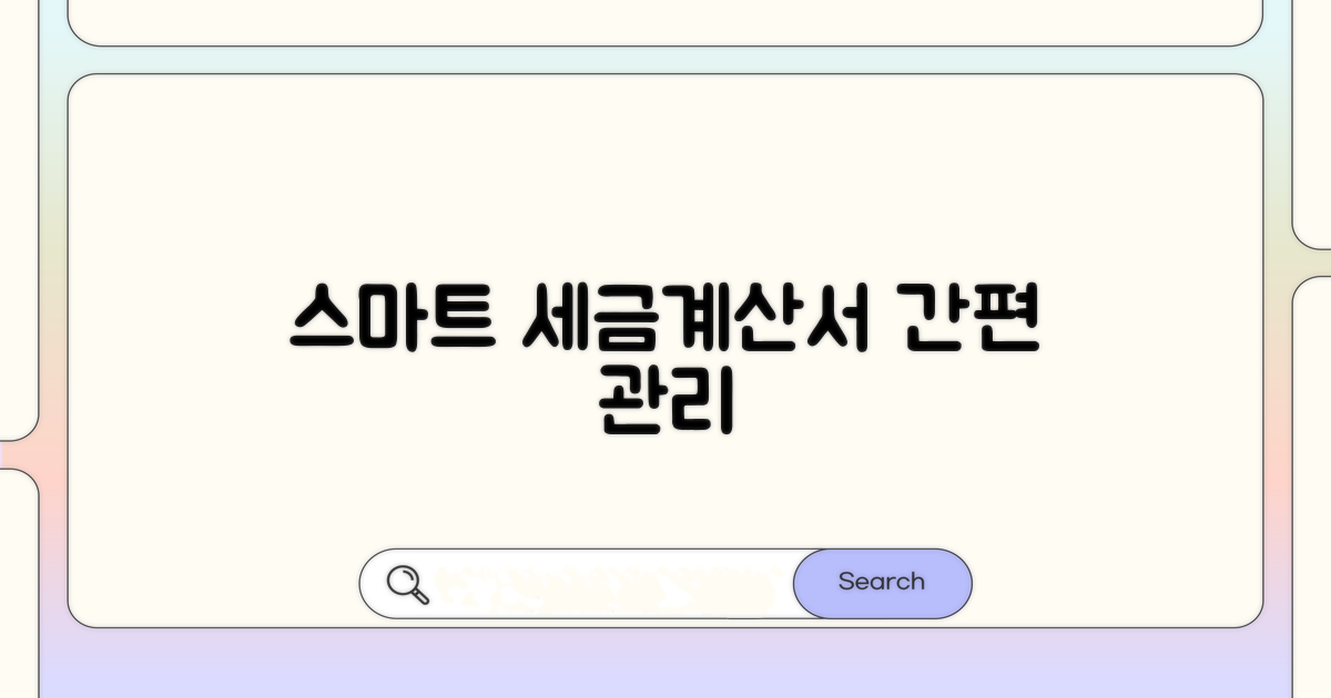 스마트한 전자세금계산서 관리법