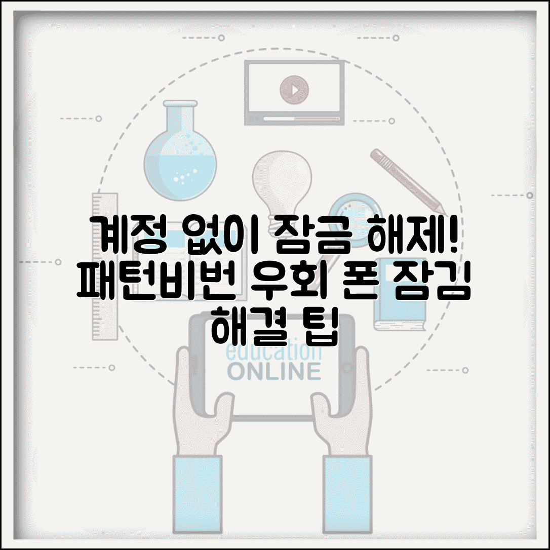 계정 없이 패턴 풀기 | 안드로이드 잠금화면 우회 방법 | 폰 잠김 해결, 간단 팁 총정리