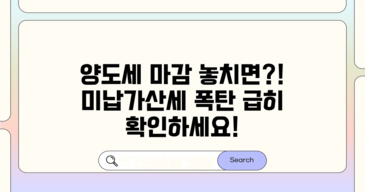 양도세 신고 마감일 놓치면?