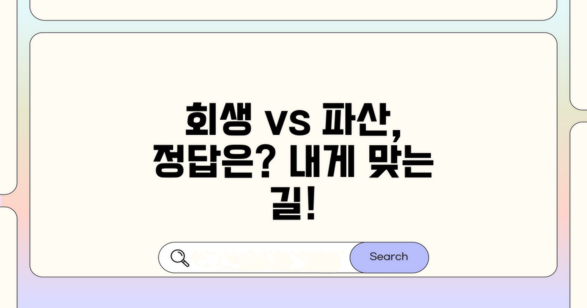 개인회생 vs 파산, 나에게 맞는 방법은?