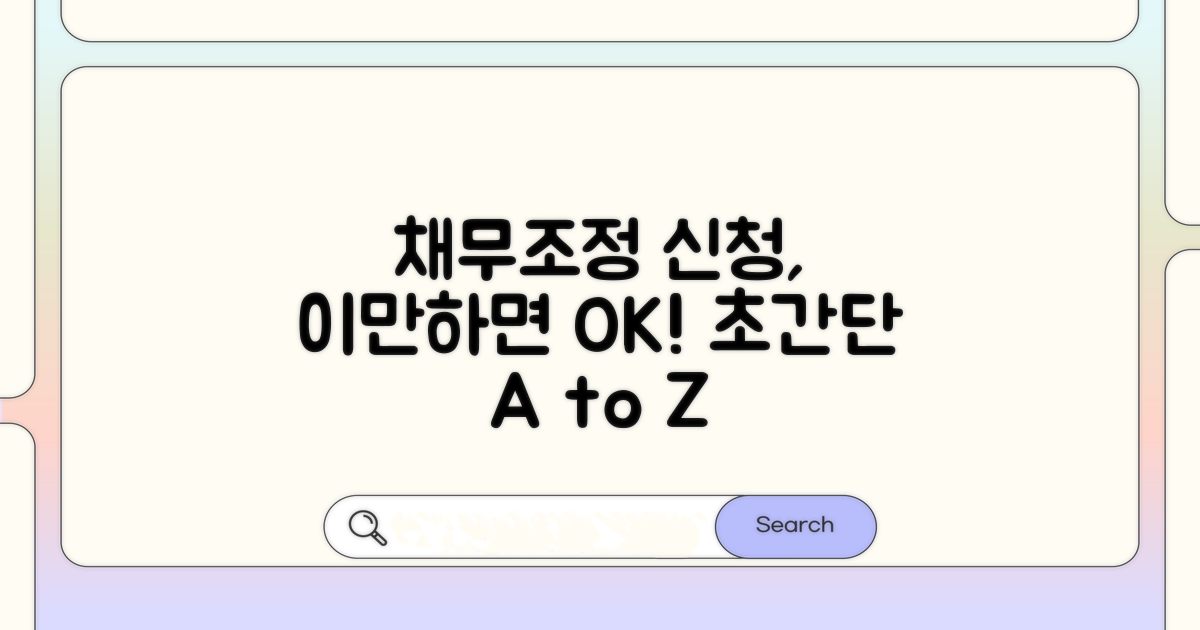 채무조정, 이것만 알면 신청 쉬워요