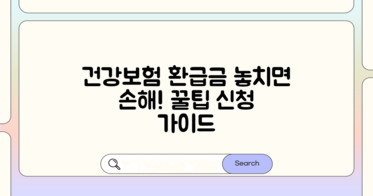 건강보험 환급금 신청 핵심 가이드
