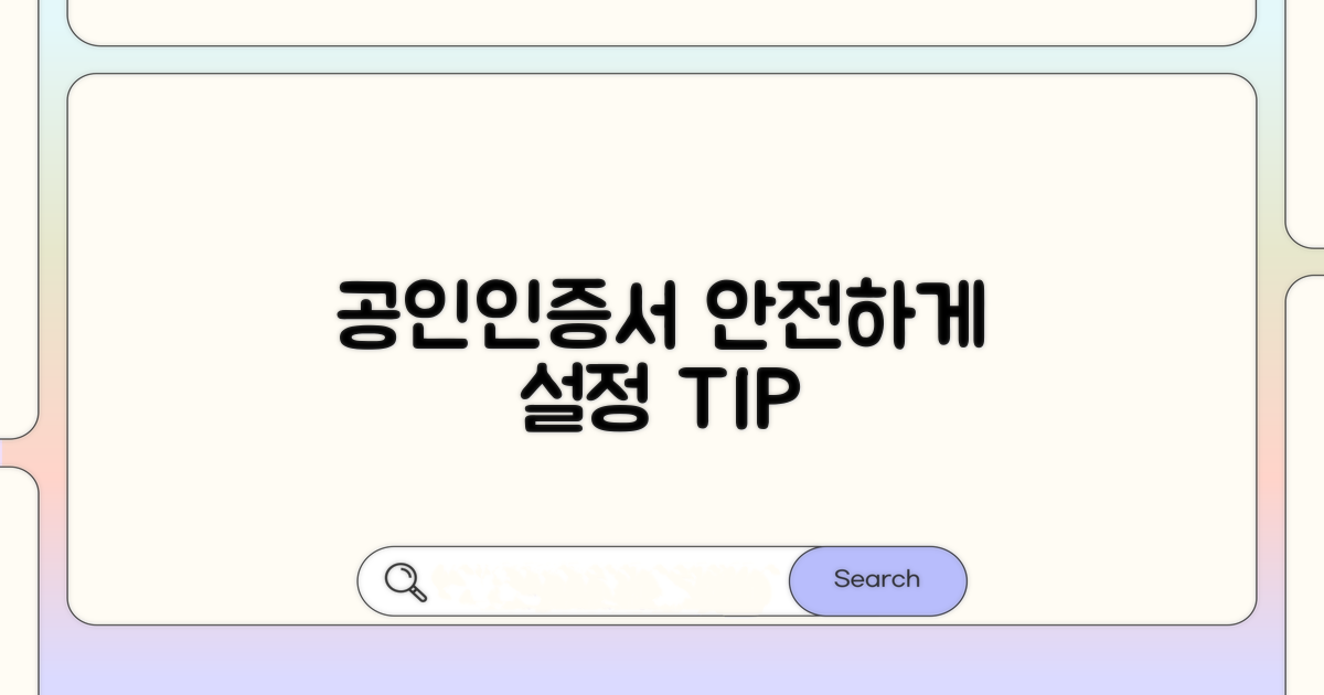 공인인증서 안전하게 설정하기