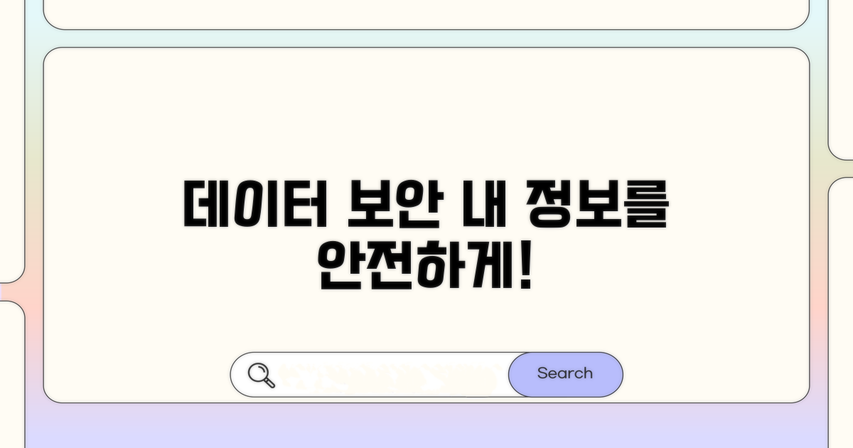 데이터 안전하게 지키는 방법