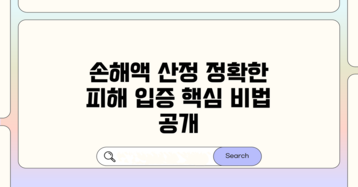 피해 입증과 손해액 산정 방법