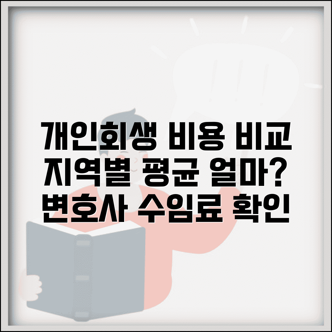개인회생 변호사 수임료 비교 | 지역별 평균 비용 알아보기