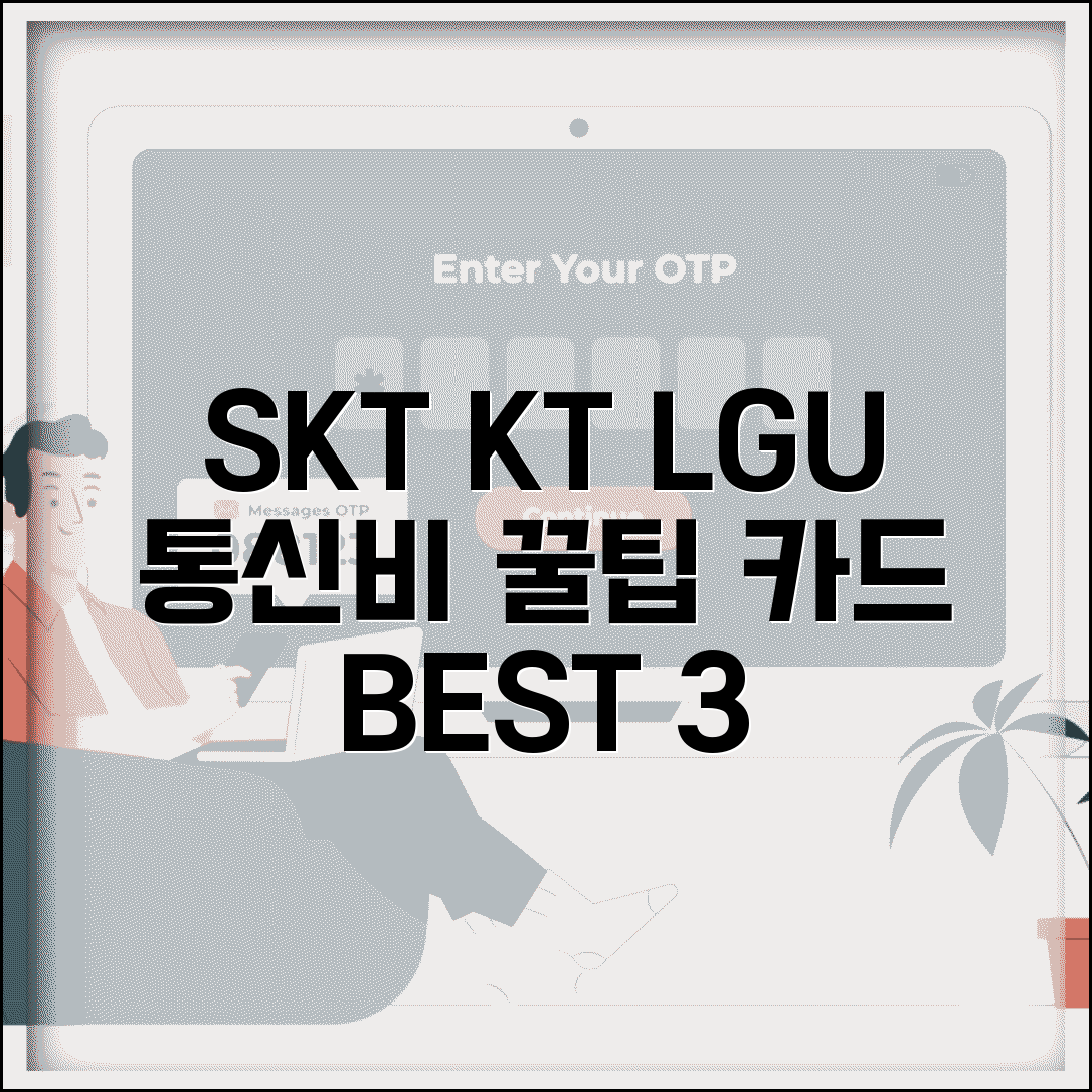 통신비 할인 카드 SKT/KT/LG U+ 통신사별 최적 카드 비교