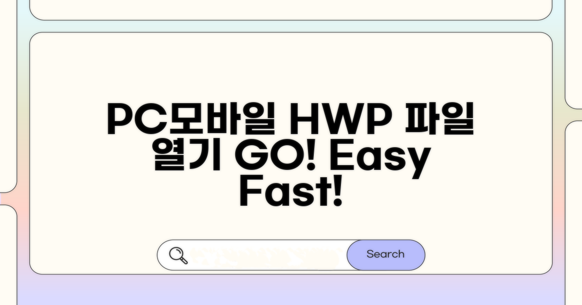 PC/모바일 HWP 파일 여는법