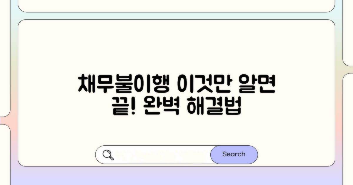 채무불이행, 이것만 알면 끝!