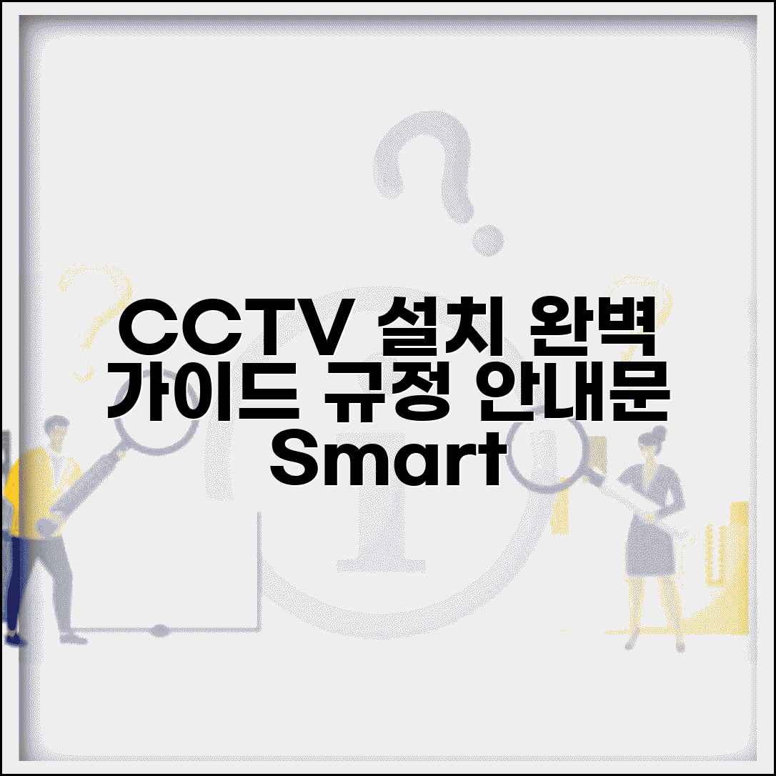 CCTV 안내 표지판 | CCTV 설치 안내문 규정 완벽가이드