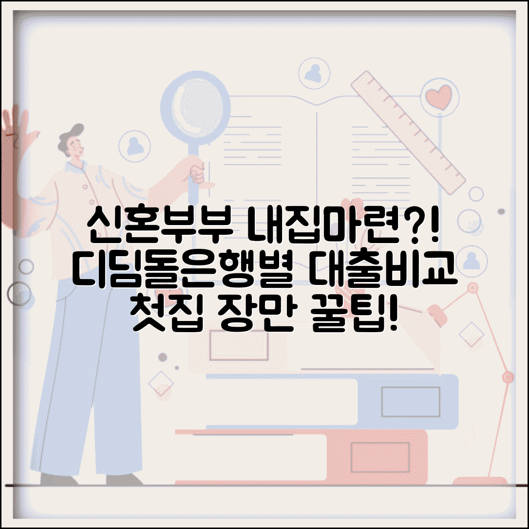 신혼부부 내집마련 대출 비교 | 생애첫주택 디딤돌 주택도시기금 | 은행별 신혼부부 대출 상품 추천