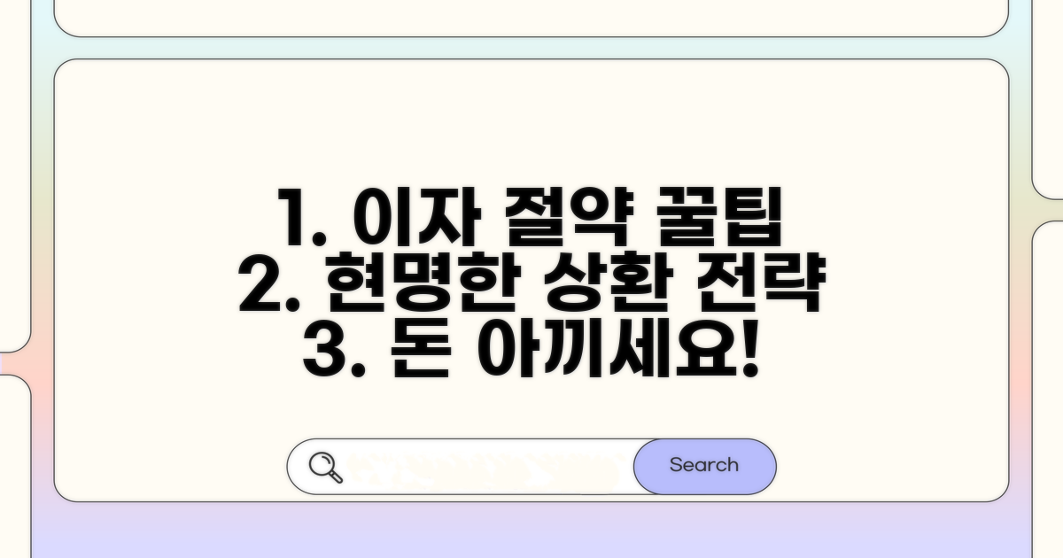 이자 절약과 현명한 상환 전략