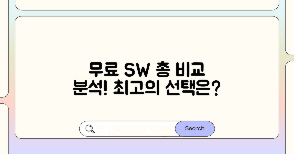 무료 소프트웨어 완벽 비교