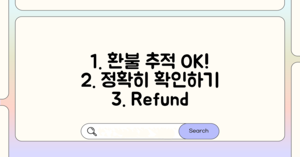 환불 추적 및 확인하는 정확한 방법