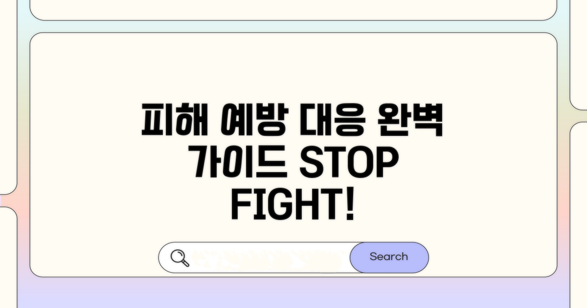 피해 예방 및 대응 전략 가이드