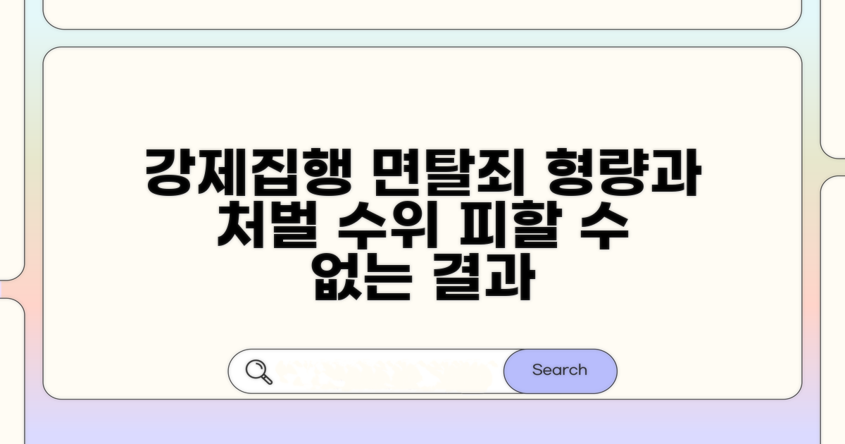강제집행 면탈죄 형량과 처벌 수위