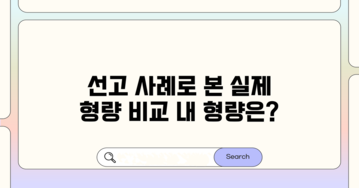 선고 사례로 본 실제 형량 비교