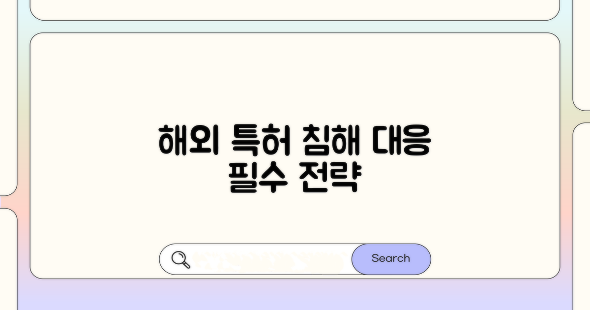 해외 특허 침해 대응 기본 전략