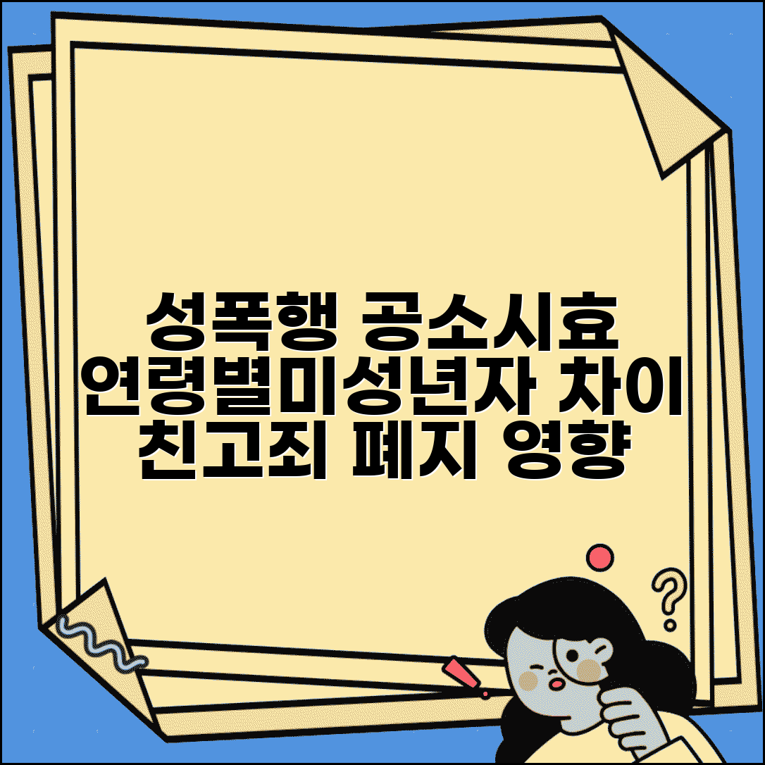 성폭행 공소시효 연령별 차이 | 미성년자 보호 규정 및 친고죄 폐지 영향 총정리