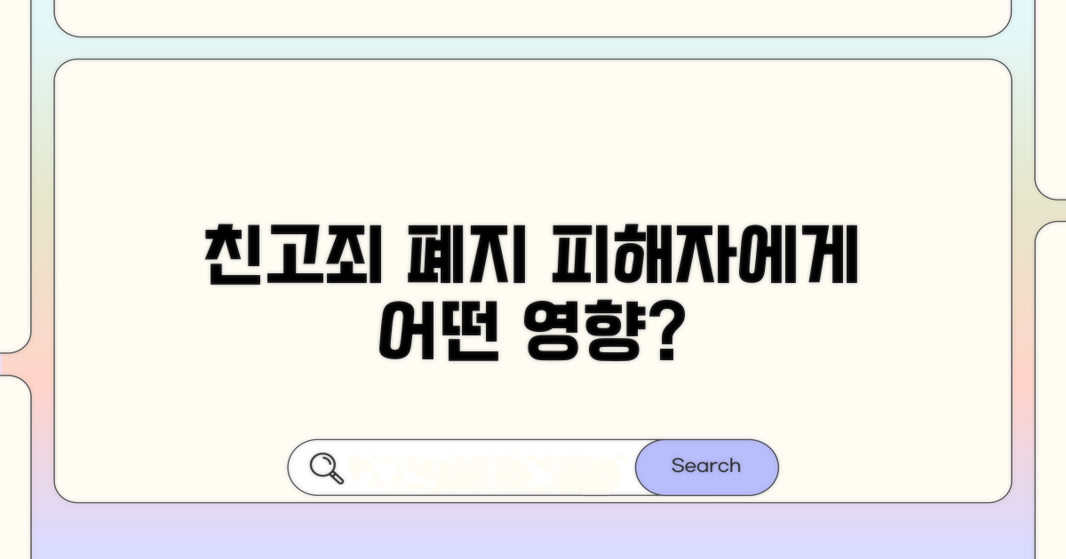 친고죄 폐지, 피해자에게 미친 영향