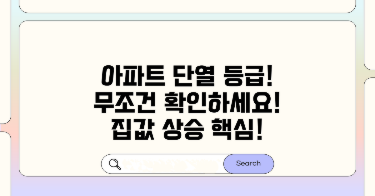 아파트 단열 등급 필수 확인