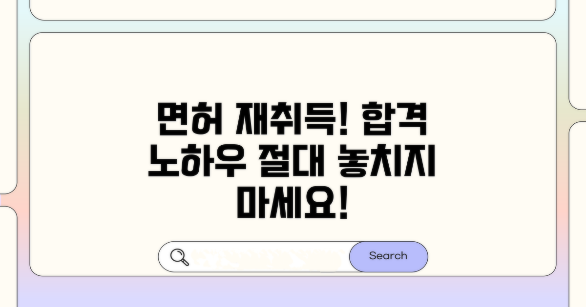 면허 재취득 노하우와 주의사항