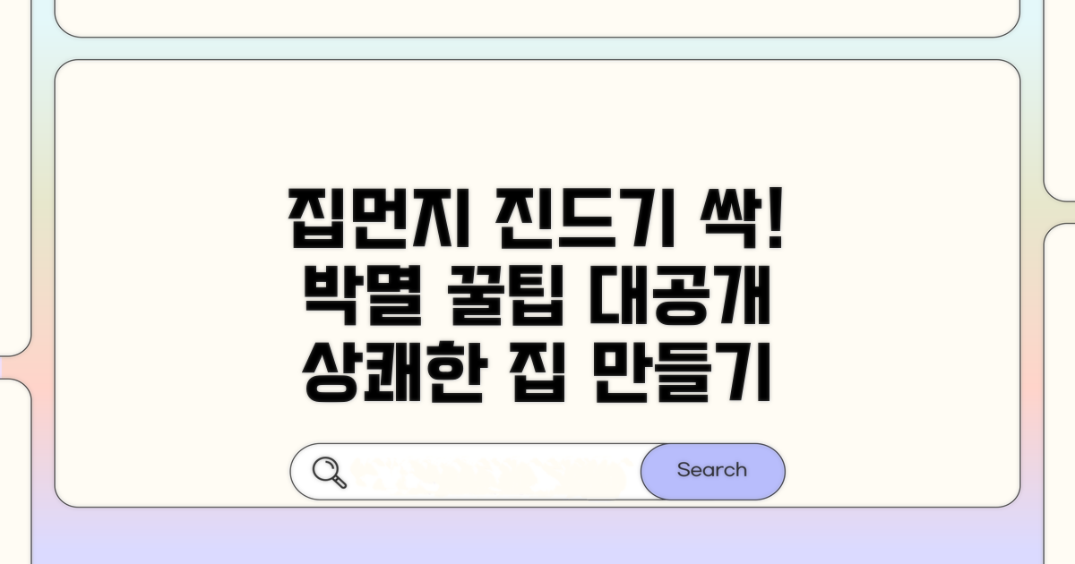 집먼지 진드기 퇴치 노하우