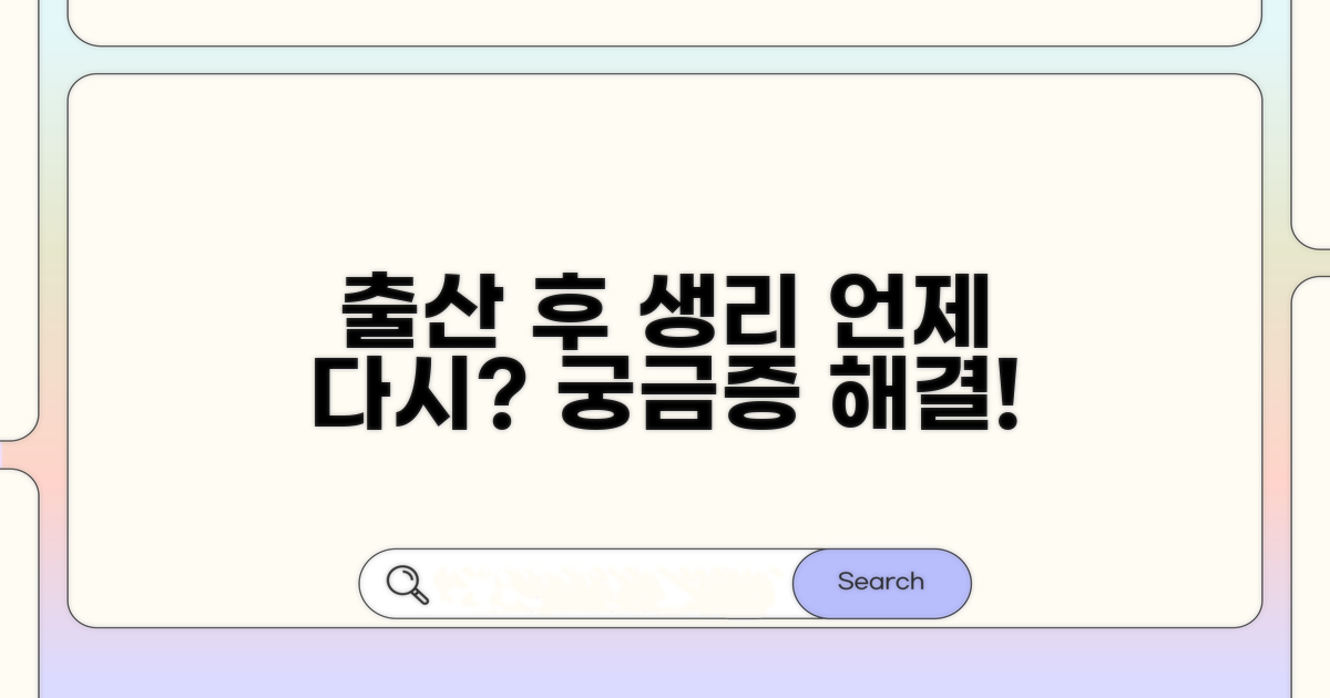 출산 후 생리, 언제 다시 시작될까?